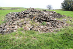 Foundations of second building, Blaencuffin, October 2010